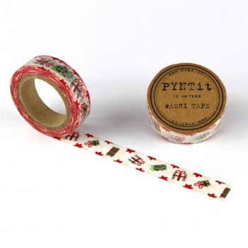 Washi Masking Tape Geschenke - rot/weiß
