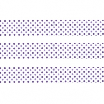 Washi Masking Tape Dots - purple/white