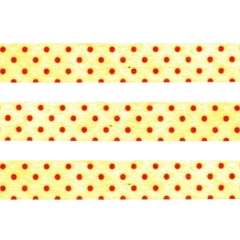 Washi Masking Tape Punkte - rot/gelb