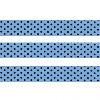 Washi Masking Tape Dots - black/blue