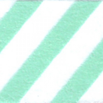 Washi Masking Tape Stripes - mint/white
