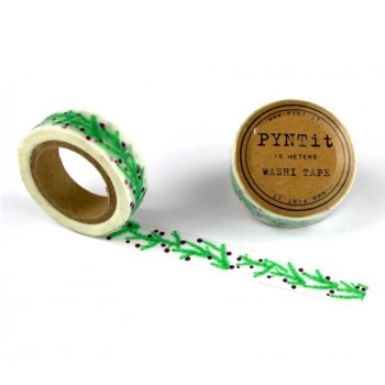Washi Masking Tape Tannenzweige - grün