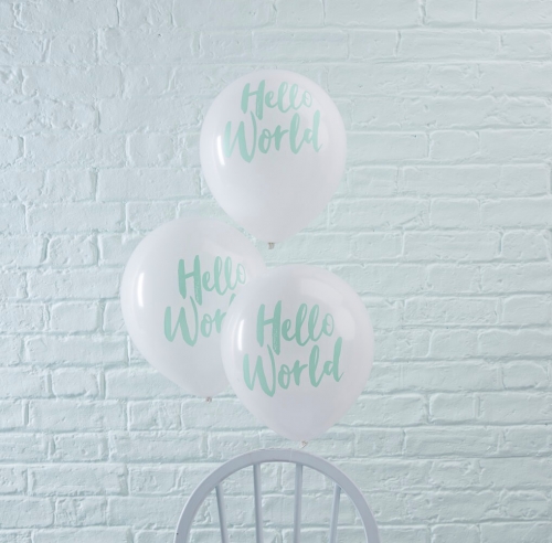 ballons-hello-world-mint-weiss-1