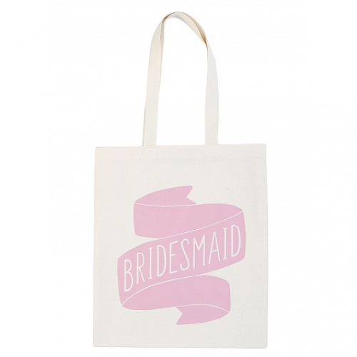 Jutebeutel - Bridesmaid - rosa
