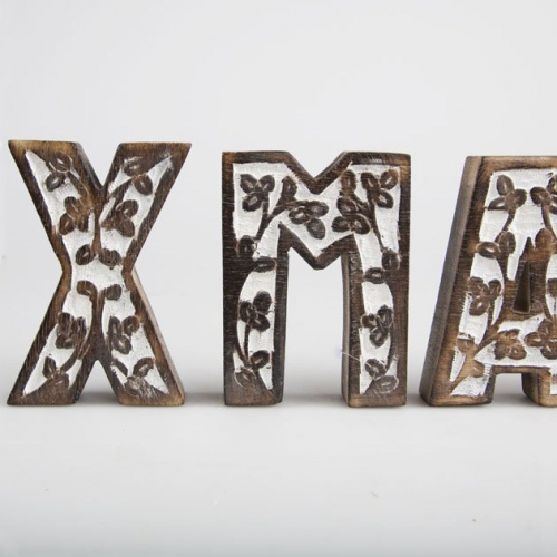 Buchstaben Weihnachtsdeko XMAS