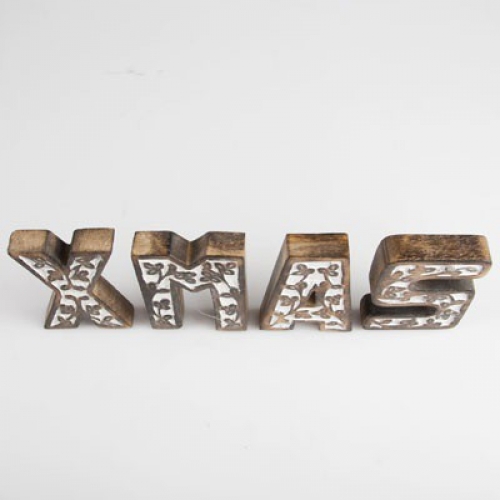 Buchstaben Weihnachtsdeko XMAS