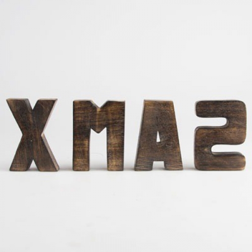 Buchstaben Weihnachtsdeko XMAS