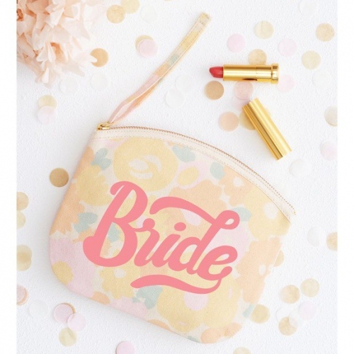 Clutch - Bride - floral rosa