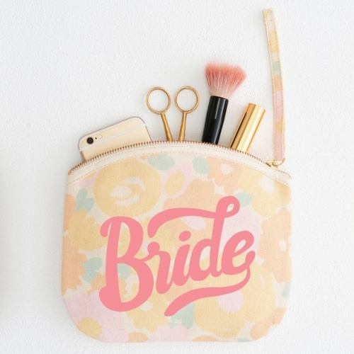 Clutch - Bride - floral rosa