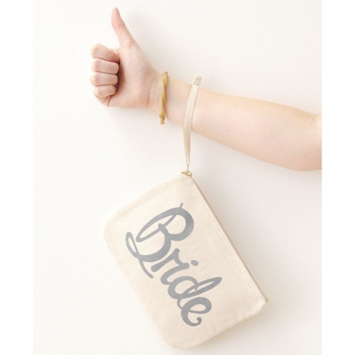 Clutch Bride - grau