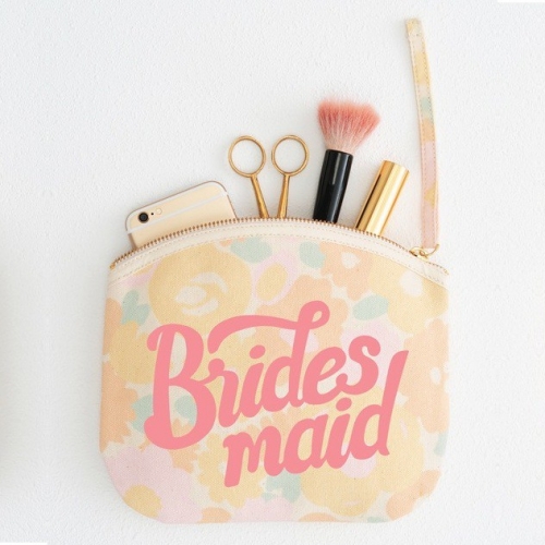 Clutch - Bridesmaid - floral rosa