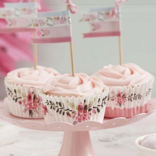Cupcake Cases - Floral Fancy