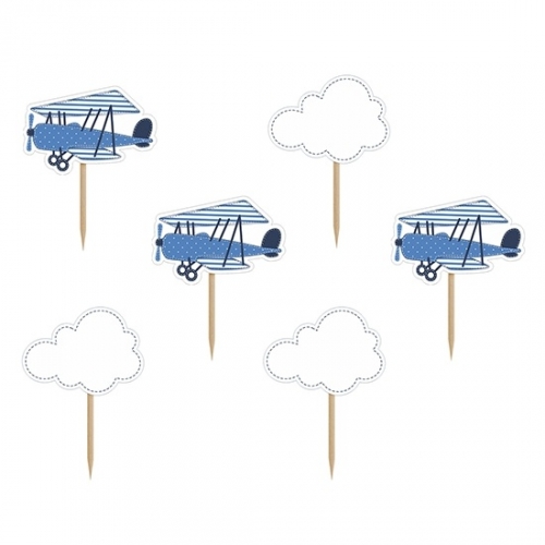 Little Plane Cupcake Toppers