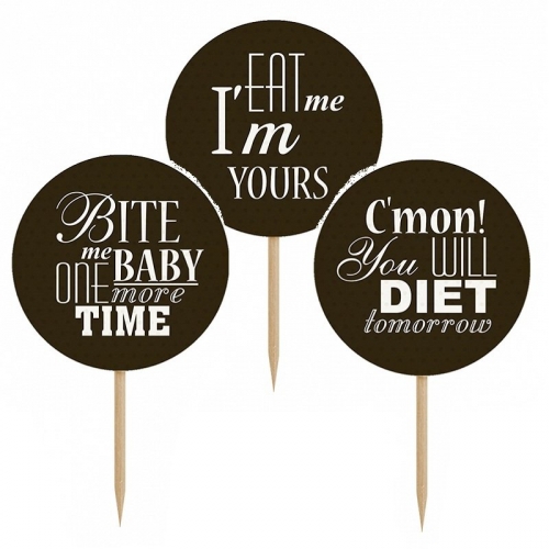 Sweet Love Cupcake Toppers