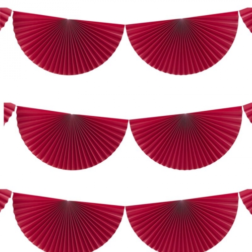 Hanging Fan Decorations - Pink - Summer Fruits