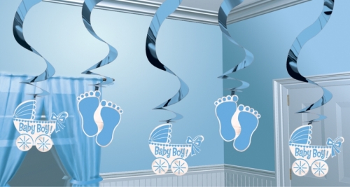 Dekohänger Babyparty - blau