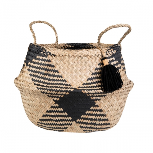 flechtkorb-seegrass-tribal-beige-schwarz
