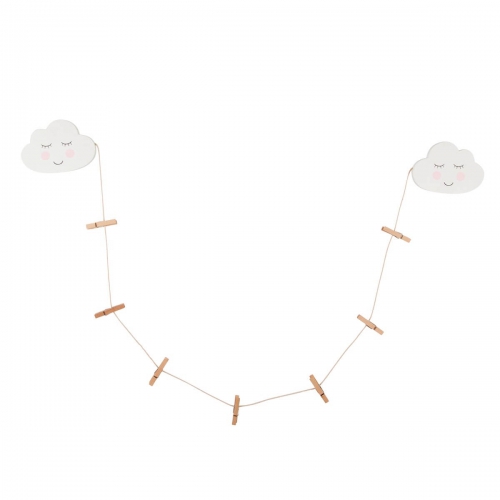 fotohalter-kartenhalter-girlande-wolken--weiss