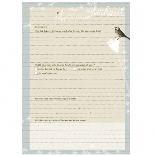 Gästebuch - Ihr bei unserer Hochzeit