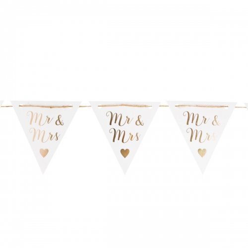 girlande-mr-mrs-herz-gold-weiss