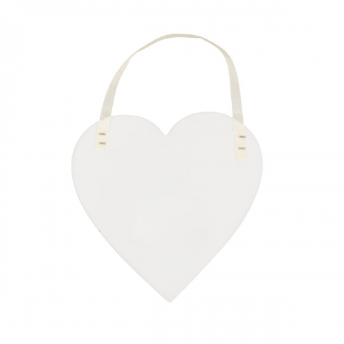 Hochzeitsschild Herz Happily Ever After - gold/weiß