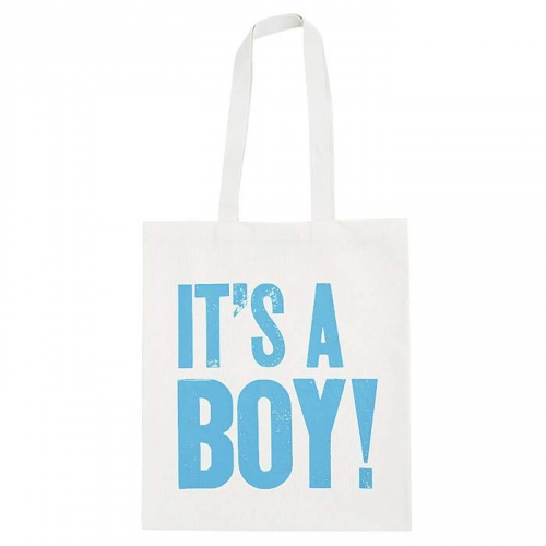 Jutebeutel - It's A Boy - blau