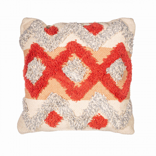 Kissen Arizona - rot/orange/beige