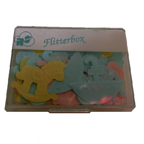 Tischkonfetti Babyparty - bunt