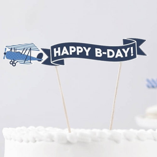 kuchentopper-flugzeug-blau-weiss
