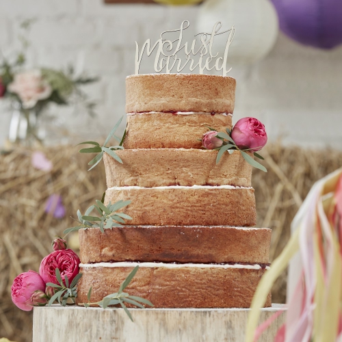 kuchentopper-just-married-boho-weiss-holz-1