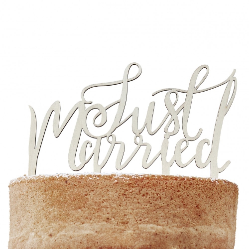 kuchentopper-just-married-boho-weiss-holz