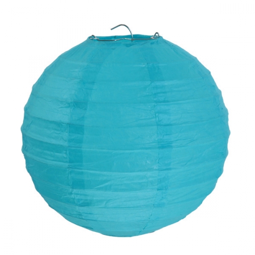 Lampions 2er Set 30cm - türkis