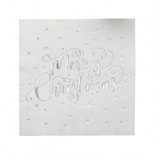 papierservietten-merry-christimas-metallic-star-silber-weiss-1