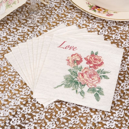 Papierservietten With Love