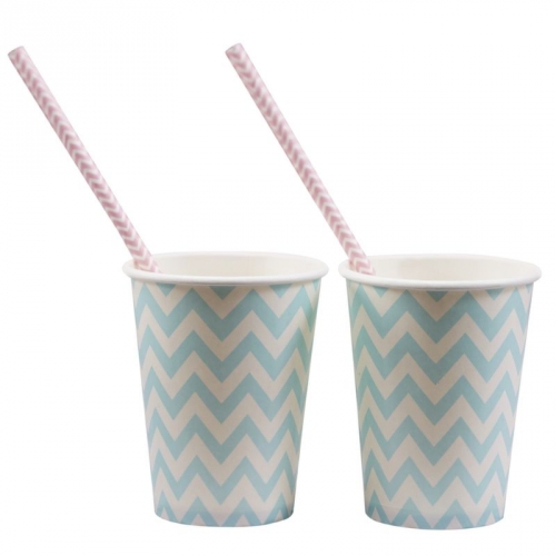 Party-Becher Chevron Divine - hellblau