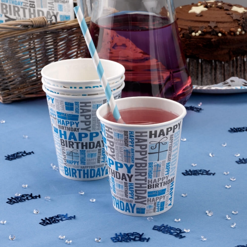 party-becher-happy-birthday-blau