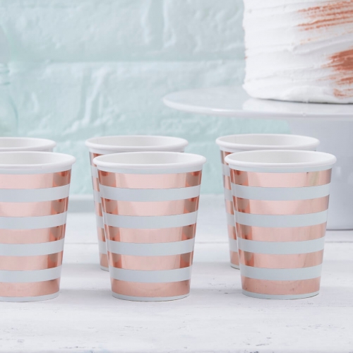 party-becher-mint-pink-streifen-hello-world