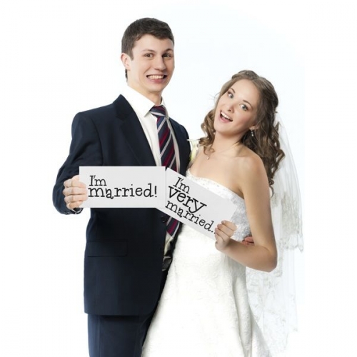 Photo Booth Accessoires - I'm (very) married