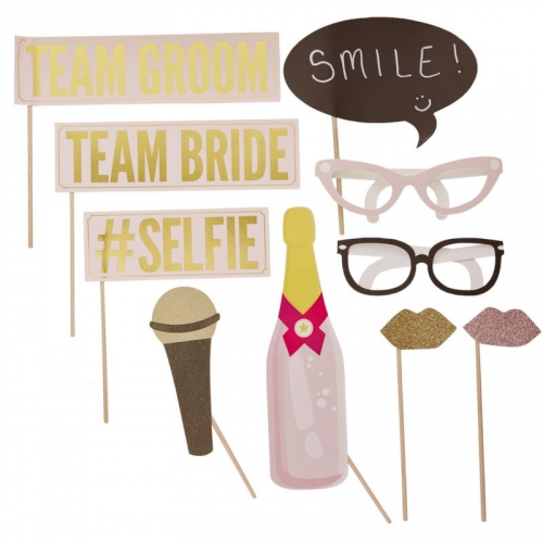 Photo Booth Party Set - Pastel Perfection
