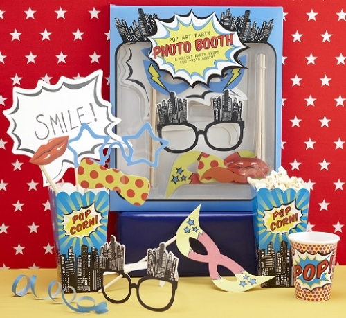 Photo Booth Party Set - Superhero