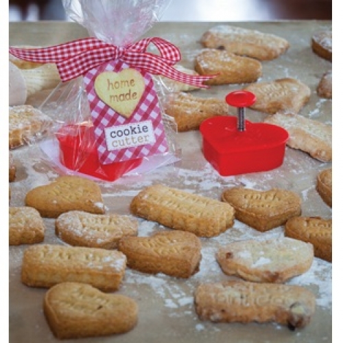 Plätzchen-Ausstechform Herz - With Love