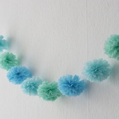PomPom Girlande - little Prince