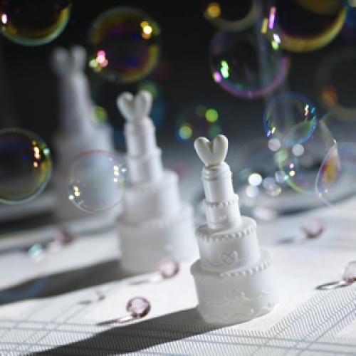 Wedding Cake Bubbles 24 - White