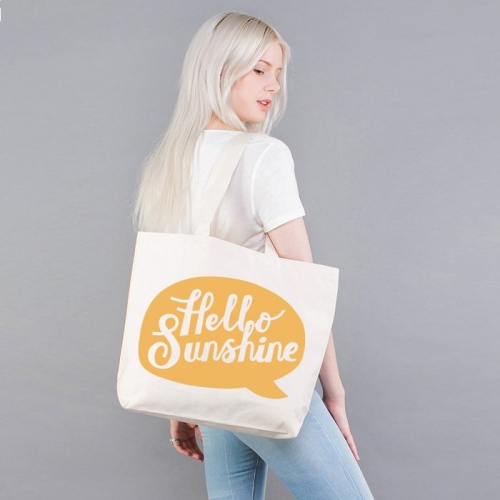 Strandtasche Hello Sunshine - gelb