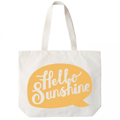 Strandtasche Hello Sunshine - gelb