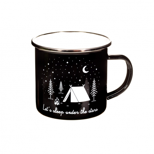 Tasse Emaille Let's sleep under the stars