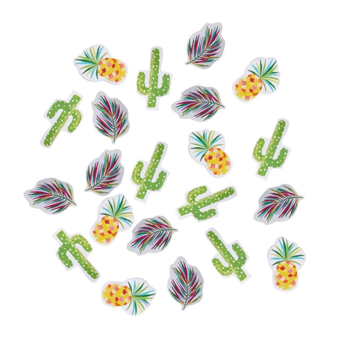 tischkonfetti-hot-summer-ananas-kaktus-1