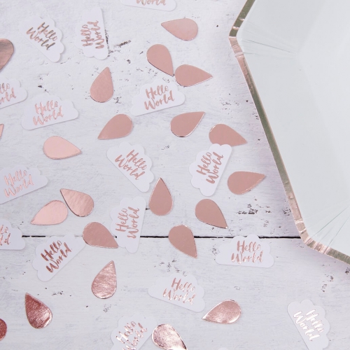 tischkonfetti-regentropfen-wolken-rosegold-hello-world-1