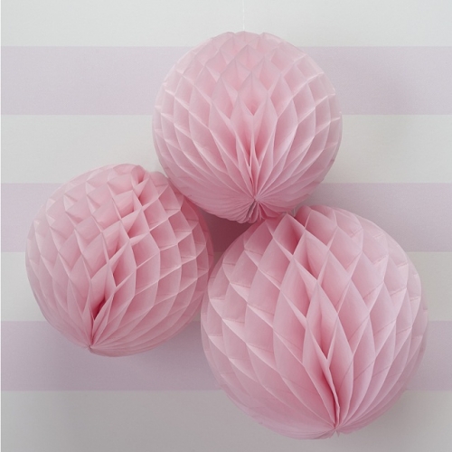 Wabenball 3er-Set - rosa