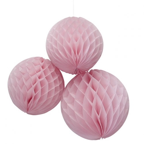 Wabenball 3er-Set - rosa